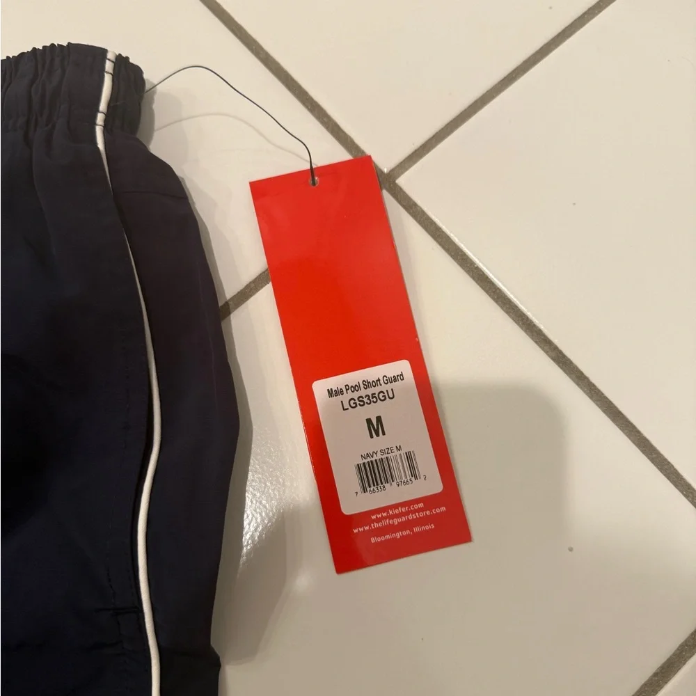 NWT Men's Navy Lifeguard Swim Shorts